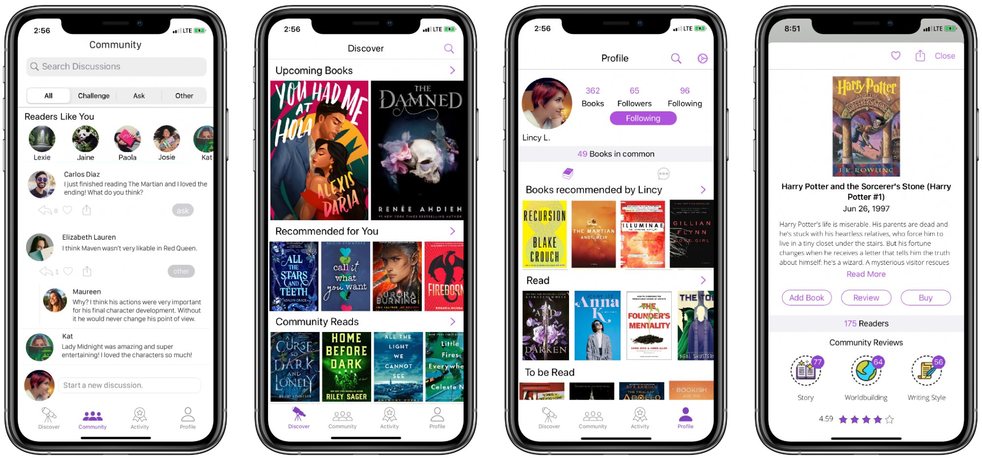 BookSloth app screenshots
