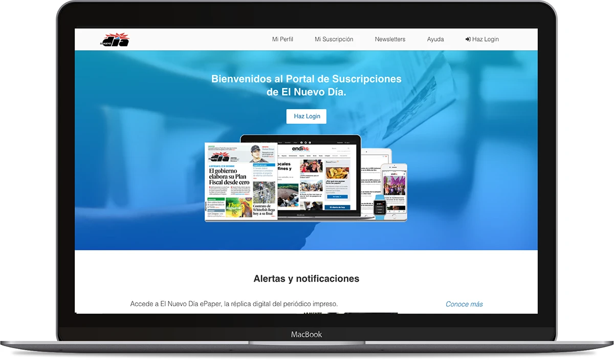 El Nuevo Día video section